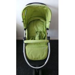 MAMAS & PAPAS LUNA MIX 3-WHEELER PUSHCHAIR/CARRYCOT,UMBRELLA,FOOTMUFF,ADAPTORS,BAG