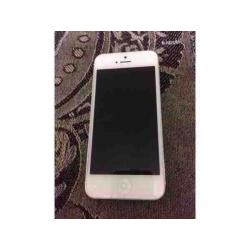 Apple iphone 5 in brand condition for sale !! Unlocked silver colour