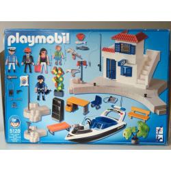 Playmobil - 5128 Harbour Police Station with Speedboat