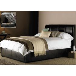 BRAND NEW -- Kingsize Leather Bed with 9inch Semi Orthopaedic Mattress- SINGLE BED - DOUBLE BED