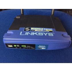 Wireless Router by Linksys (Cisco) WRT54GS Wireless - G Router. 2.4GHz