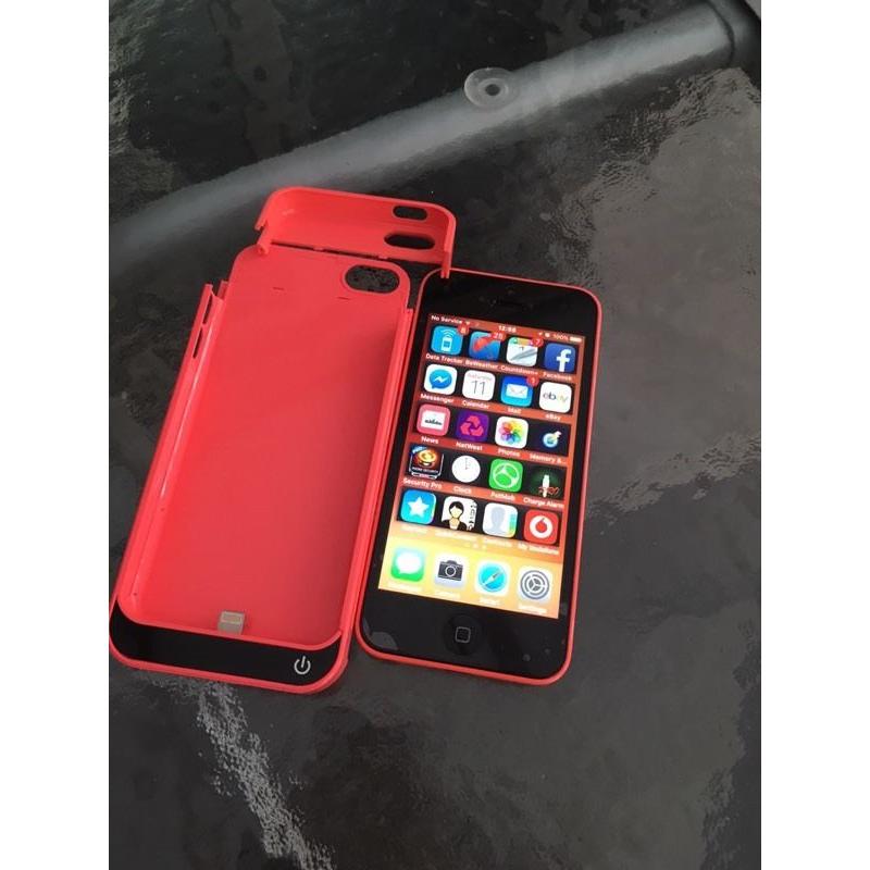 PINK IPHONE 5C 8G EXCELLENT CONDITION COLLECT ONLY NO OFFERS