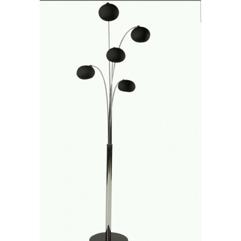 Contemporary 5 arm and lamp standing light