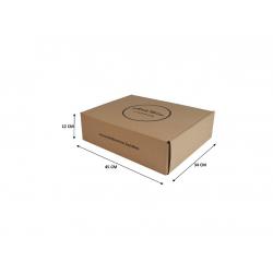 Kraft paper Parcel Sized Die Cut Folding Postal Packing Boxes Cartons Qty 30.