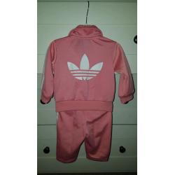 adidas tracksuit and t-shirt