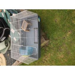 Pygmy hedgehog cage and wheel