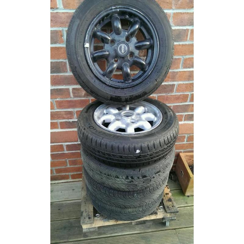 Classic mini lites wheels and tyres