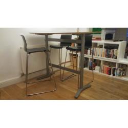 Ikea white bar stool table and/or 2 chairs