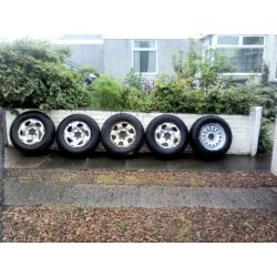 Toyota hilux wheels+tyres.mitsubishi,isuzu etc