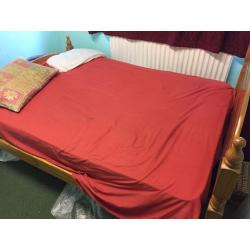 Double bed and matress