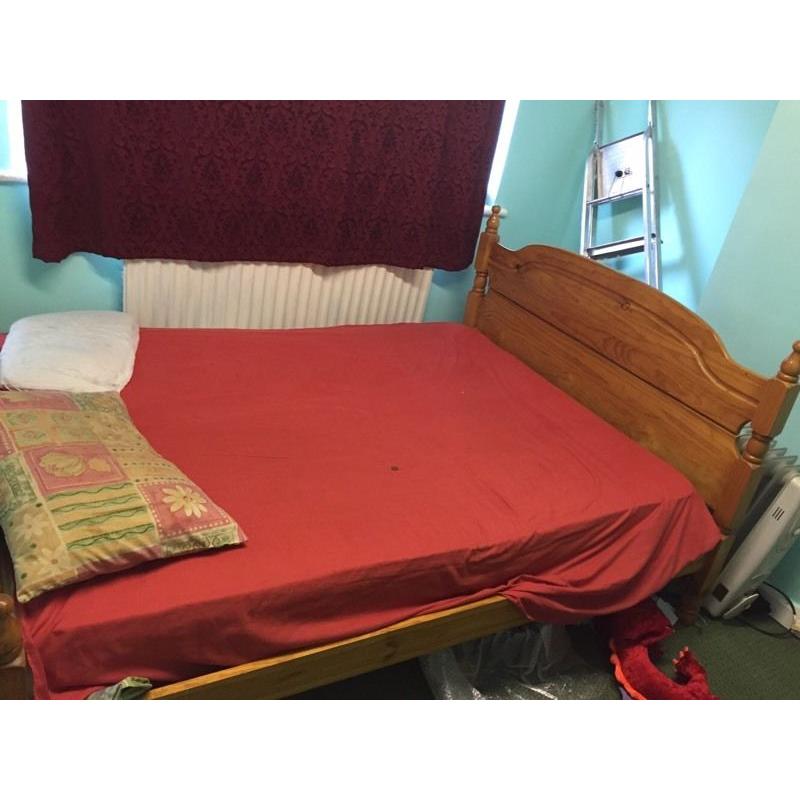 Double bed and matress