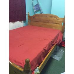 Double bed and matress