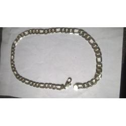 heavy 24 inch 12mm 925 solid silver necklace