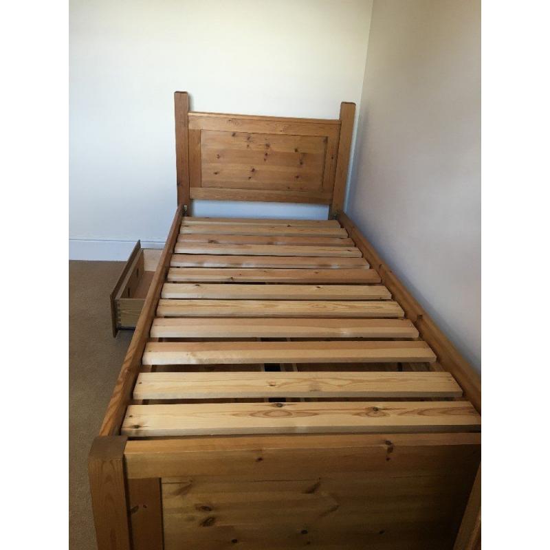 Solid Pine Handmade Single Bed