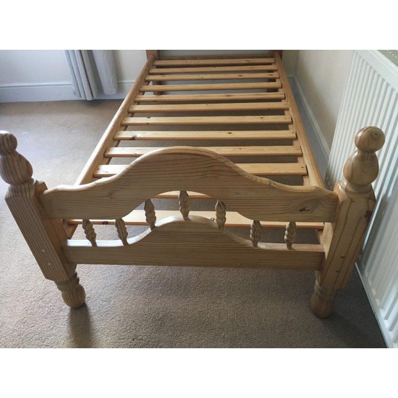 Solid Pine Single Bed