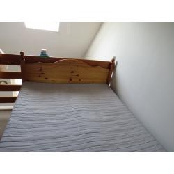 Double Bed with Ikea mattress