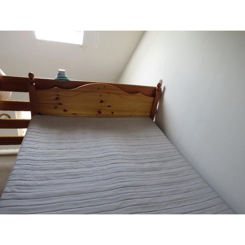 Double Bed with Ikea mattress