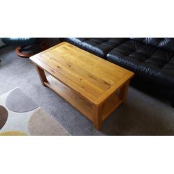 Rustic Solid Oak Coffee Table