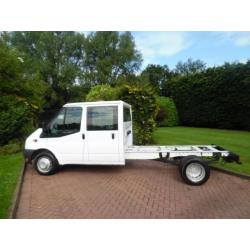 2012/62 Ford Transit T350 2.2TDCi DOUBLE CAB LWB CHASSIS CAB
