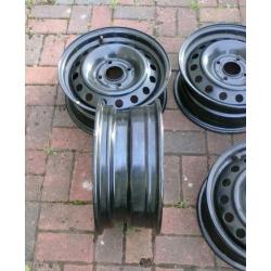 15" set of 4 steels for a Nissan exact size in pictures pick up only