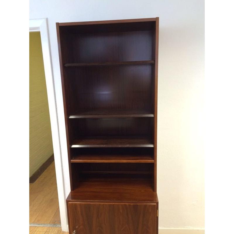 Stunning vintage rosewood Danish bookcase