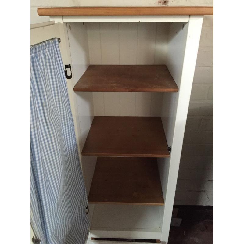 Shabby chic white bedroom bathroom wardrobe cupboard