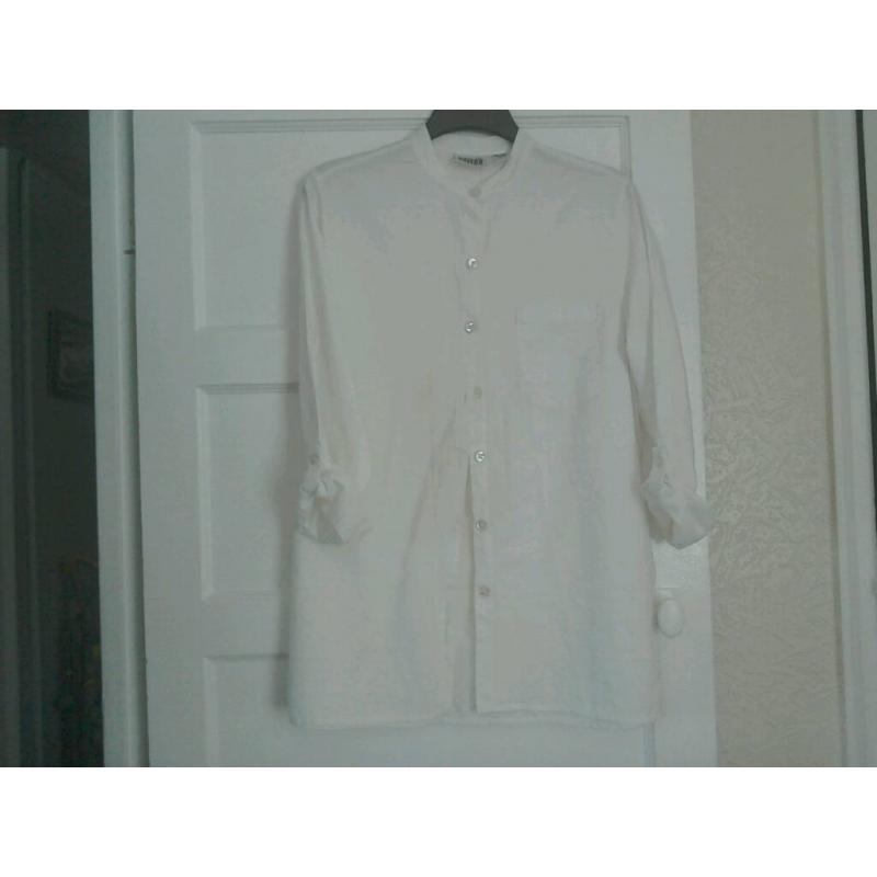 Size 16 long cotton blouse