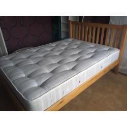 Double bed with mattress