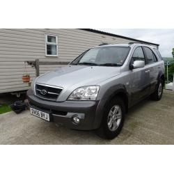 2006 Silver Kia Sorento CRDI XS Automatic 5dr hatchback Excellent Condition with only 53,000 miles