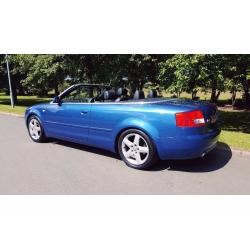 AUDI A4 CABRIOLET 1.8 T 2DR STUNNING SUMMER CAR WITH FULL YEAR MOT & FSH