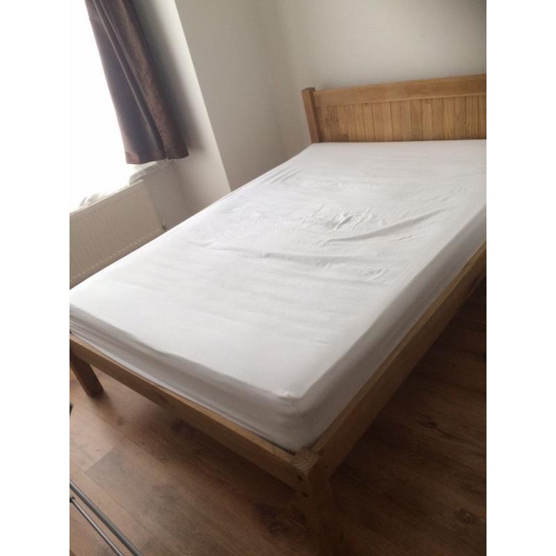 Double Bed with mattress for Sale