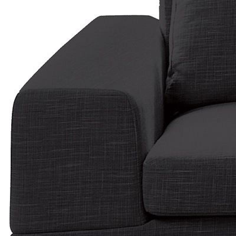 Dwell Verona sofa bed right hand in charcoal