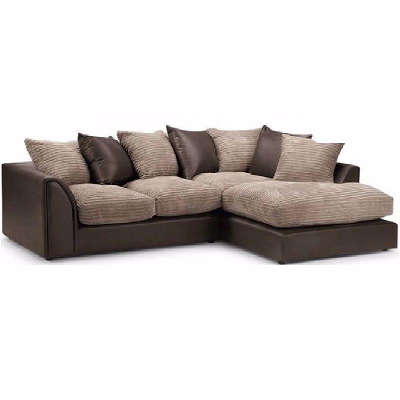 Byron corner sofas / 3+2 seater sofa set or corner sofa /grey/black or beige/brown