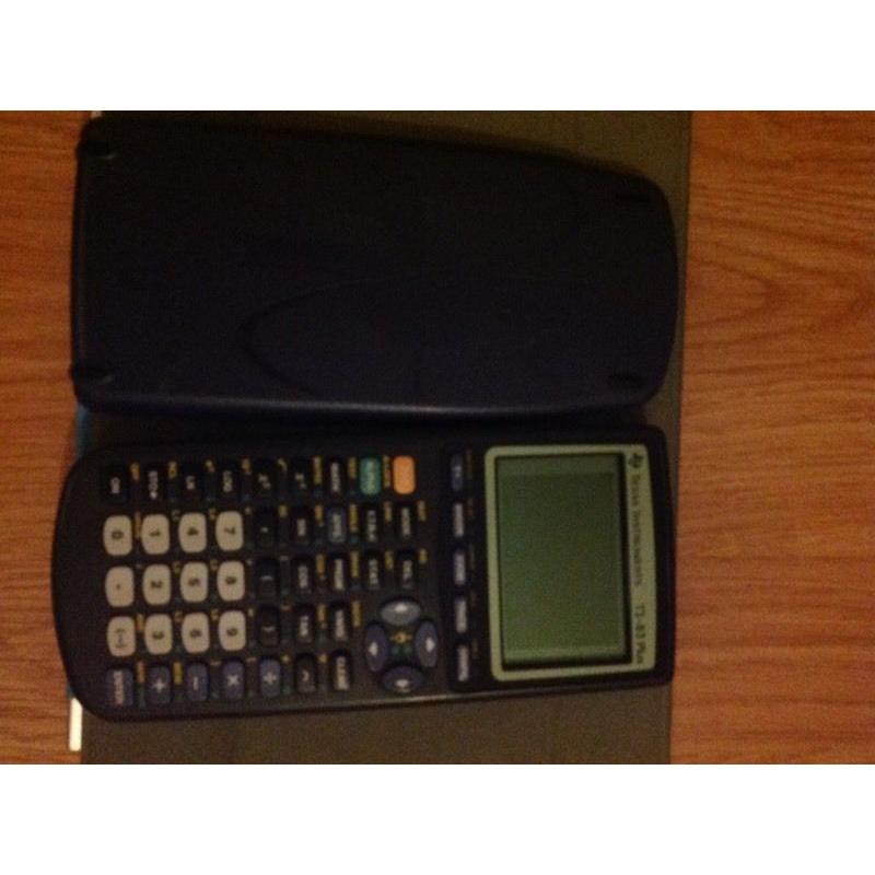 TI 83 PLUS GRAPHICS CALCULATOR ( ALLOWED IN ALL EXAMS/ A LEVELS )