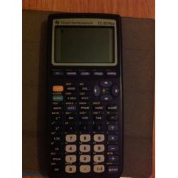 TI 83 PLUS GRAPHICS CALCULATOR ( ALLOWED IN ALL EXAMS/ A LEVELS )