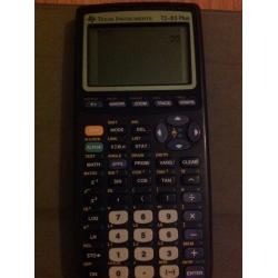 TI 83 PLUS GRAPHICS CALCULATOR ( ALLOWED IN ALL EXAMS/ A LEVELS )