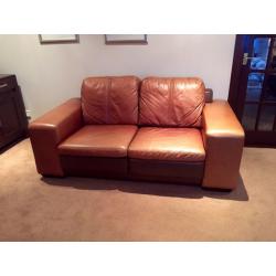 Brown Leather Sterling suite