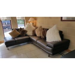 Luxury Brand New Sofa Suite Corner Couch Leather Interior Designer Massive Clearance Go On Call Me