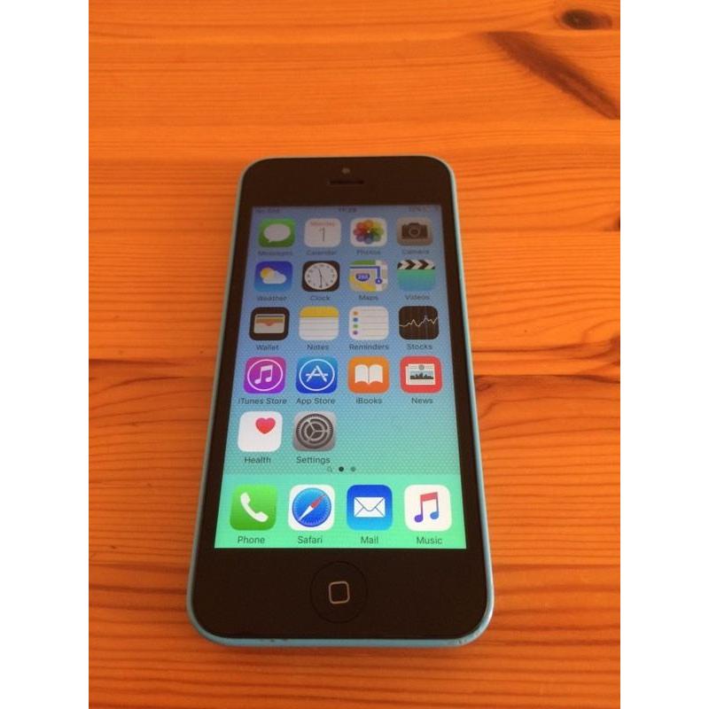 Blue iPhone 5c (unlocked, please read the add)