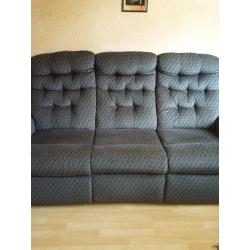 3 seater reclining sofa