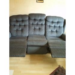 3 seater reclining sofa