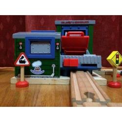 Wooden train set