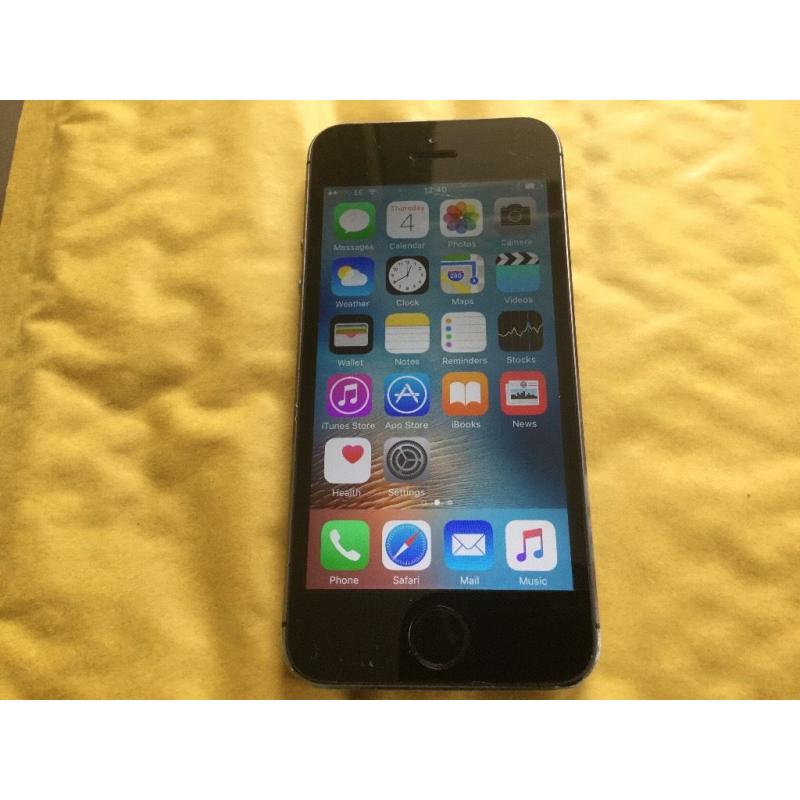 iPhone 5S 16GB SPACE GRAY ( EE, ORANGE, T. MOBILE AND VIRGIN)