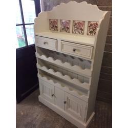 Up Cycled Solid Pine Wine Rack/Dresser ( Can Deliver)