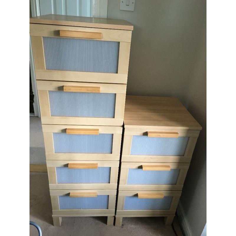 2 Ikea chests of drawers