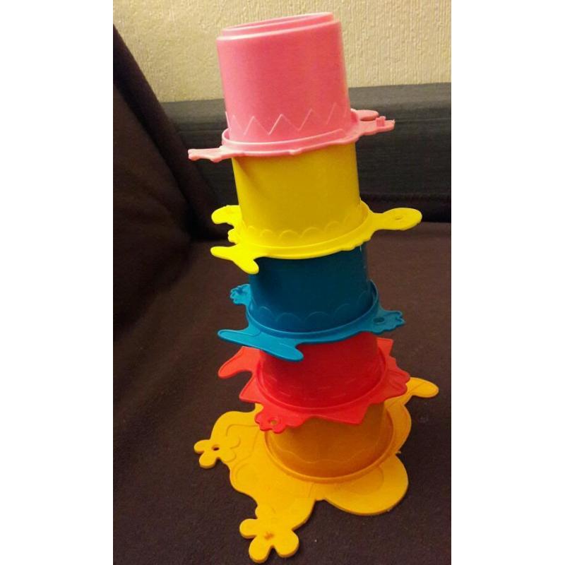 Bath toy : stackable Mr Men