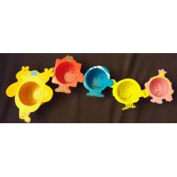 Bath toy : stackable Mr Men