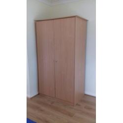 Wardrobe in Beech