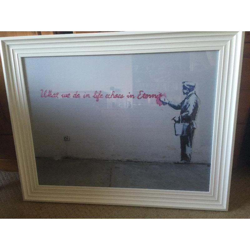 Banksy in NYC Day 14: What We Do In Life Echoes in Eternity (Queens)