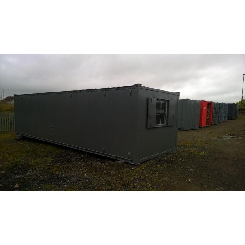 PORTABLE CABIN -32ft STEEL OFFICE WITH SMALL KITCH-SHIPPING CONTAINER